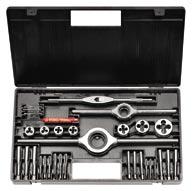 1-II NO Souprava závitořezných nástrojů Tap & die set Gewindeschneidwerkzeug-Satz Набор для нарезания резьб M Norma / Standard / Norm / Норма Norma / Standard / Norm / Норма kg axbxc code ČSN 22 3010
