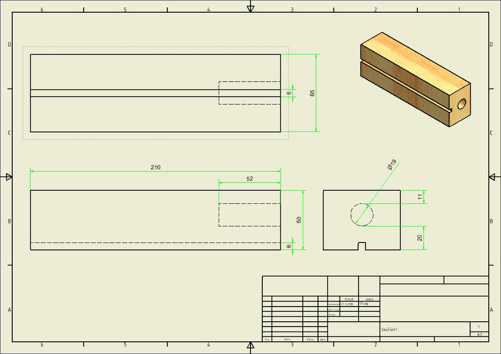 Navrhování vzhledu formule. Při navrhování formule je výhodné používat CAD programy, z nichž pak můžeme jednoduše navrženou formuli převést do CAM programu, podle kterého se formule následně obrobí.