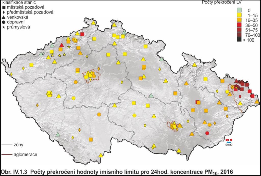 území sídel Most, Litoměřice, Děčín, Litvínov, Louny, Bílina, Duchcov, Teplice a Roudnice nad