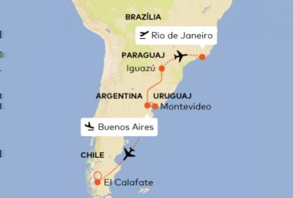 K Komfort Patagónia, Argentína, Brazília Nedotknutá príroda Patagónie, majestátny argentínsky ľadovec Perito Moreno, národný park Chile Torres del Paine s nenapodobiteľným masívom.