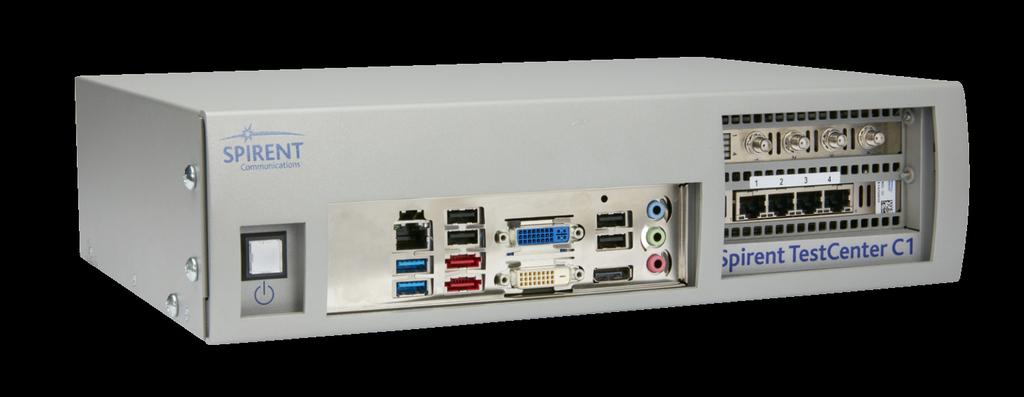 Obr. 4.5: Spirent TestCenter C1 Pomocí grafického uživatelského programu Avalanche Commander je možné generovat provoz na čtyřech portech testeru.