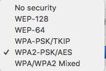 Aktivaci / deaktivaci SSID u soukromé Wi-Fi Úpravu j é a sítě Úpravu ezpeč ost ího klíče Z ě u Se urit Mode Bezpeč ost