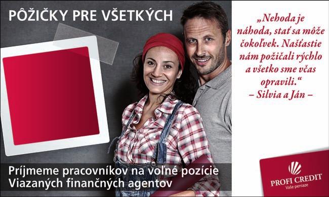 SLUŽBY Potrebujete požiþaģ pred výplatou? Vyplácame v hotovosti od 25 do 350 Eur 03-0083 Družstevná 10 949 01 Nitra Tel.