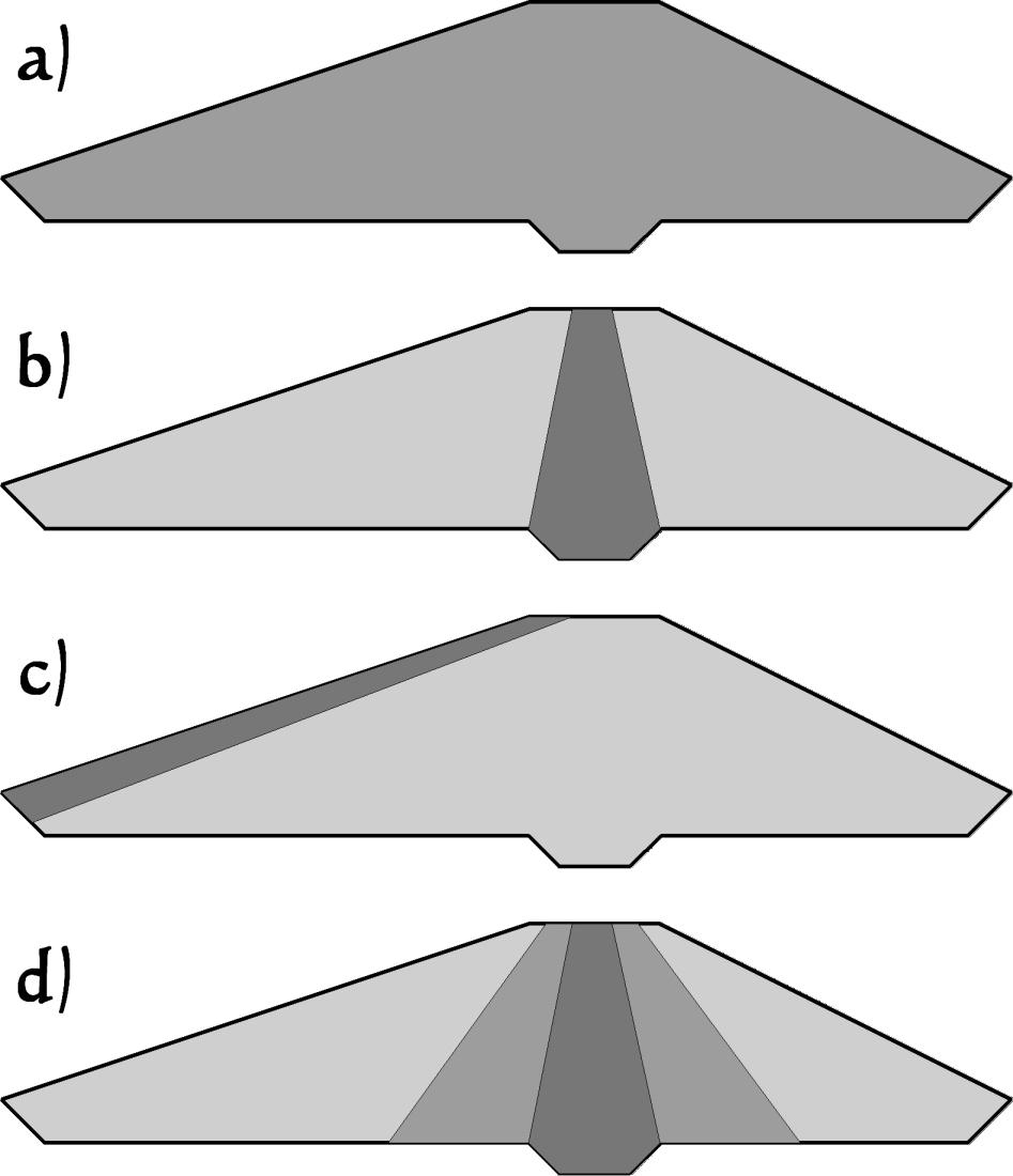 Projekt 1 malé voní nárže Hráe MVN le konstrukce Homogenní hráe a) Nehomogenní hráe Se střením emním těsněním b) S návoním těsněním c) Zonální ) Homogenní hráe Jeen materiál pro celé těleso hráe