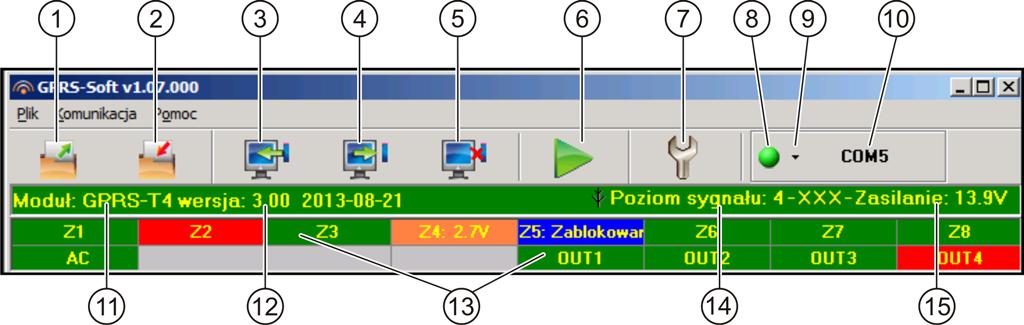 SATEL GPRS-T4 7 Diaľkové programovanie je možné po zapnutí v module možnosti Diaľkové programovanie a po naprogramovaní: PIN kódu; názvu prístupového bodu (APN) pre spojenie Internet GPRS; názvu