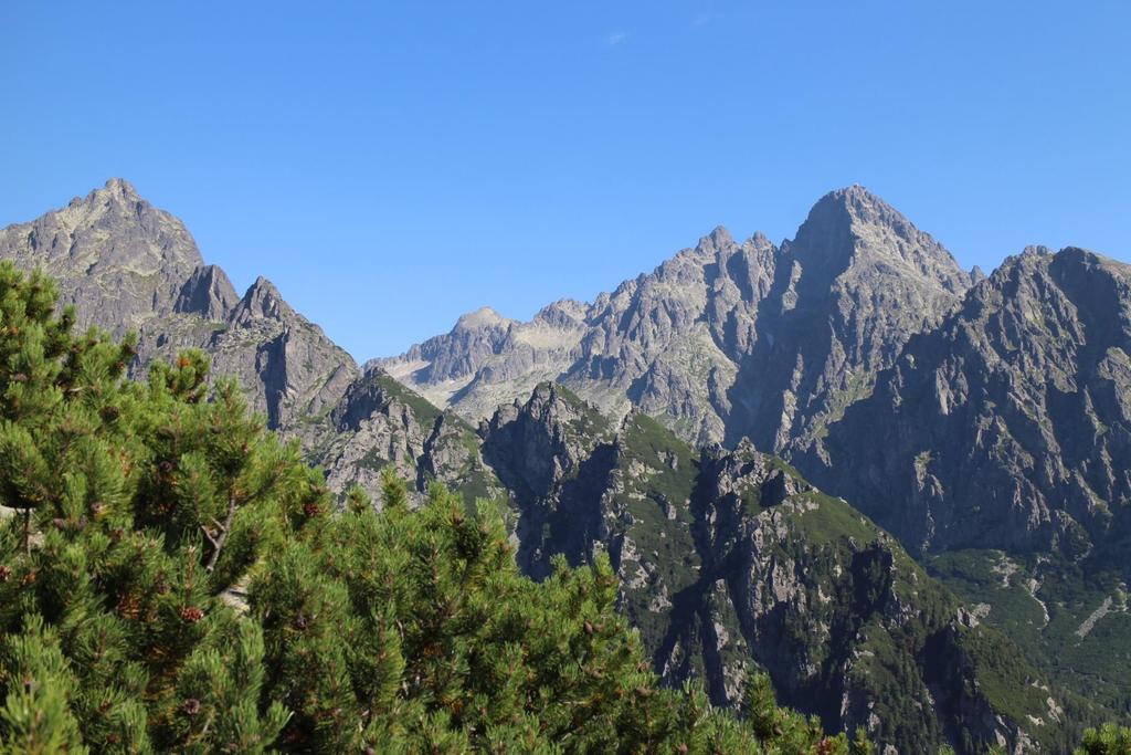 2.8.2017 Vysoké Tatry Slavkovský hrebeň Výhľad z 2.