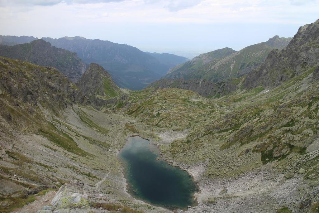 4.8.2017 Vysoké Tatry Poľský hrebeň Výhľad do