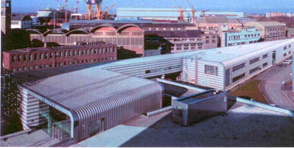 Technologický park v Benátkách (Itálie) Austenitická ocel 1.