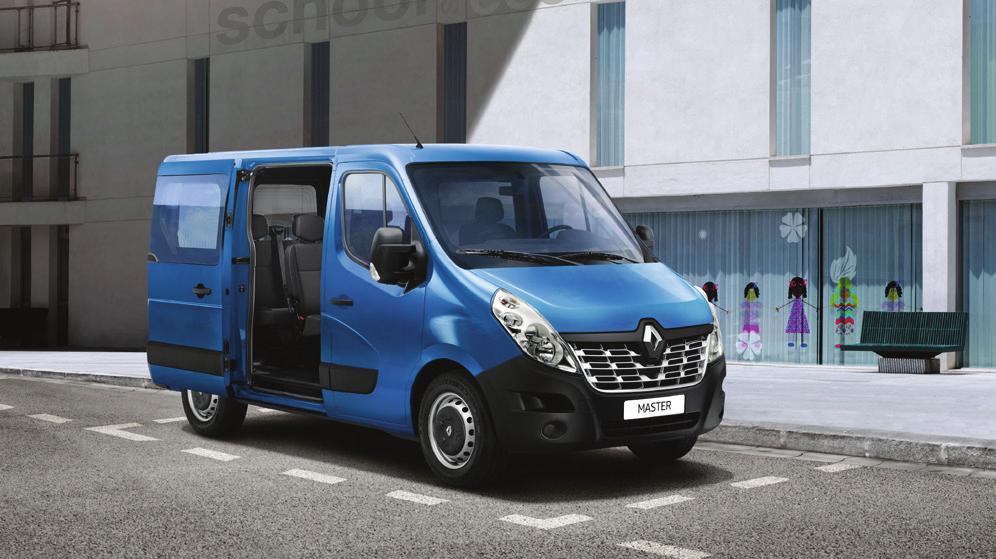 Renault MASTER MASTER combi/bus VÝBAVA ROZMĚRY Celková hmotnost MOTORIZACE CENA VČ.