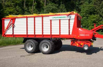 Horní sklopitelná nástavba Modely FARO 3510 / 4010 / 4510 lze vybavit hydraulicky sklopitelnou nástavbou.