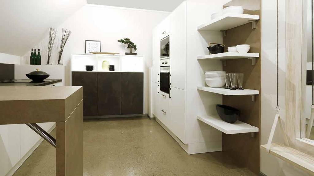 KIRA 338 CERAMICA v kombinaci s typem LARA 391 BÍLÁ HEDVÁBNÝ