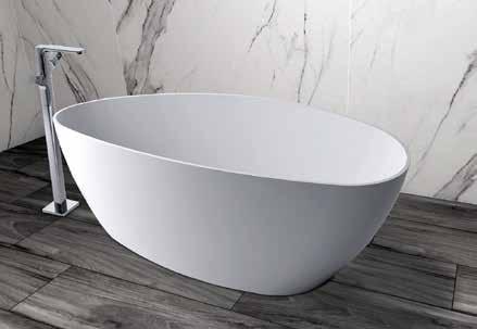 WhiteStone DOLOMITES TREASURE vaňa Freedom O, biela lesklá, s odtokovým ventilom, akrylát