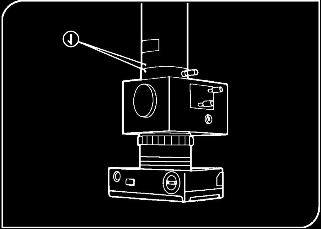 Nezapomeňte pružinu stlačit. 3. Připevnění mikrofotografického systému (obr. 56) Připevněte mikrofotografický systém přímo do objímky pro mikrofotografický systém na fototubusu.