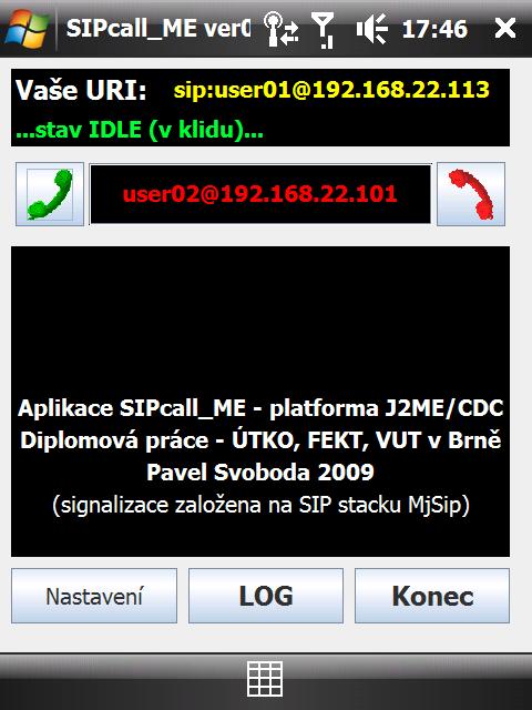 a několik metod, jak volaných při interakci uživatelem, tak pomocných k výpisu či převodu některých hodnot. Význam metod je popsán při popisu grafického rozhraní.