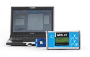Elektrody byly proměřovány v acetátovém pufru (0,2 mol/l ph=5,3, kyselina octová a octan sodný) pomocí tříelektrodového měřícího systému.
