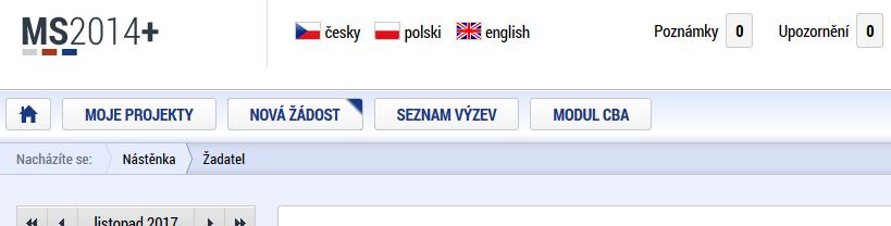 Podrobný návod, jak zřídit účet je uveden v manuálu Přihlášení do IS KP 2014+, který je umístěn na stránkách MAS