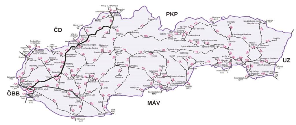 Projekty GSM-R v ČR Plánované dokončení rozpracovaných GSM-R projektů: 2018 III. koridor Beroun - Plzeň Cheb 2.