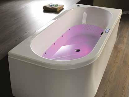 COLORTERAPIA AJ PRE VANE BEZ HMS svetelný pás 12 LED diód umiestnených po obvode zvnútra vane