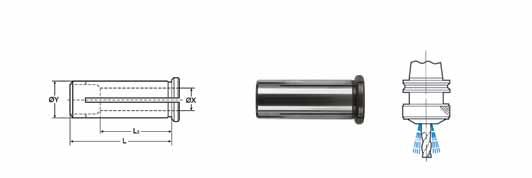 H740 HydroGrip kleštiny HydroGrip patronok Tulejki zaciskowe HydroGrip Bucsi HydroGrip HydroGrip Цанга Puše HydroGrip 2008.09 H740 L3 = minimální upínací délka pro utěsnění / L3 = Min.