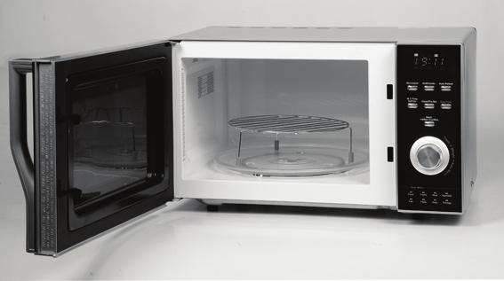Technické údaje: Model: DO2723CG Napětí: 230V, 50Hz Příkon: 1300W mikrovlny 1200W pro konvenční pečení 1200W pro gril Výkon generátoru MW : 800W Objem: 23l / váha 13,8 kg G DO2723CG POPIS PŘÍSTROJE: