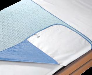 TOP LAYER - MOISTURE WICKING Due to micro pores contained in the fabric, the liquid is rapidly drained into the absorbent layer and keeps the skin dry.