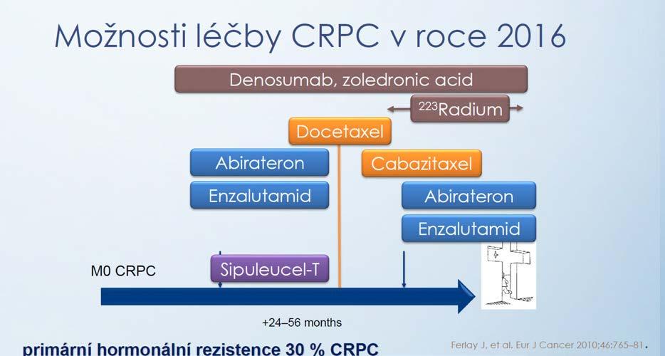 87 o chemoterapii. Do té doby byly nádory prostaty s výjimkou neuroendokrinního karcinomu považovány za chemorezistentní.