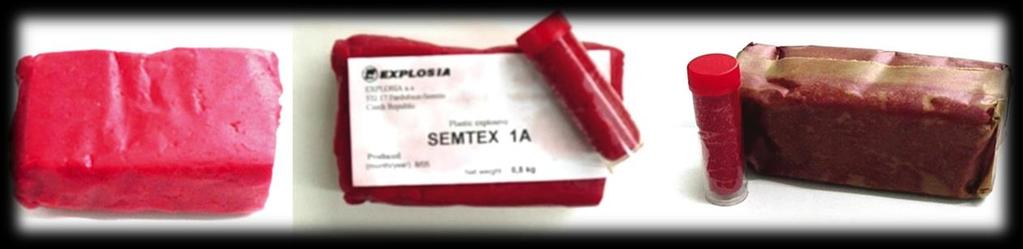 6. Semtex Semtexu jsem věnoval samostatnou kapitolu, protože byl vyvinut v Československu a je to jedna z nejznámějších výbušnin.