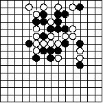 Černý je na tahu a může vyhrát pomocí vidličky 4x4.
