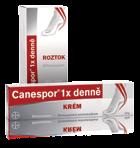 Canespor 1 denně krém a Canespor 1 denně roztok jsou léčivé přípravky k vnějšímu použití. Obsahují léčivou látku bifonazol.