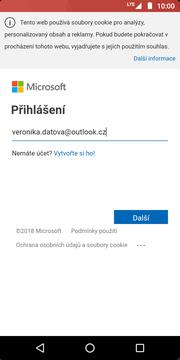 26 z 42 outlook.cz Gmail. Vyberete možnost Přidat e-mailovou adresu. 3.