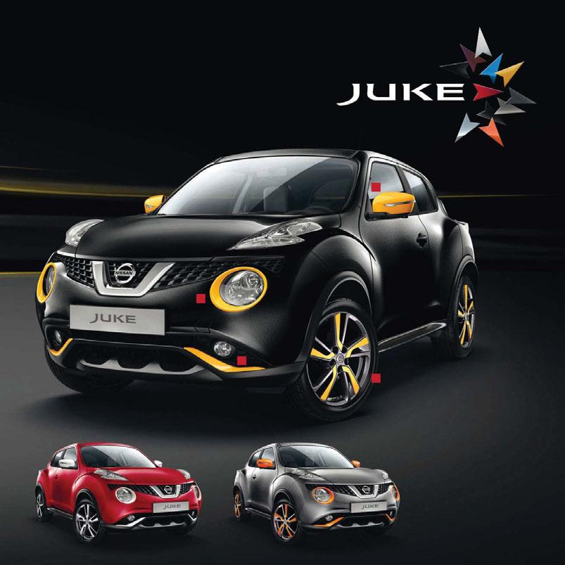 Nebojte sa byť unikátny s personalizáciou JUKE od Nissan Design Studio. Nový Nissan JUKE. Otestovaný pre vzrušenie.