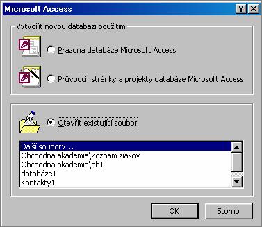 Pracovné listy MS ACCESS 1. PRACOVNÉ PROSTREDIE Často sa stretávame s veľkým množstvom informácií, ktoré musíme ukladať, triediť, udržovať, aktualizovať, prepojovať, znovu nachádzať a používať.