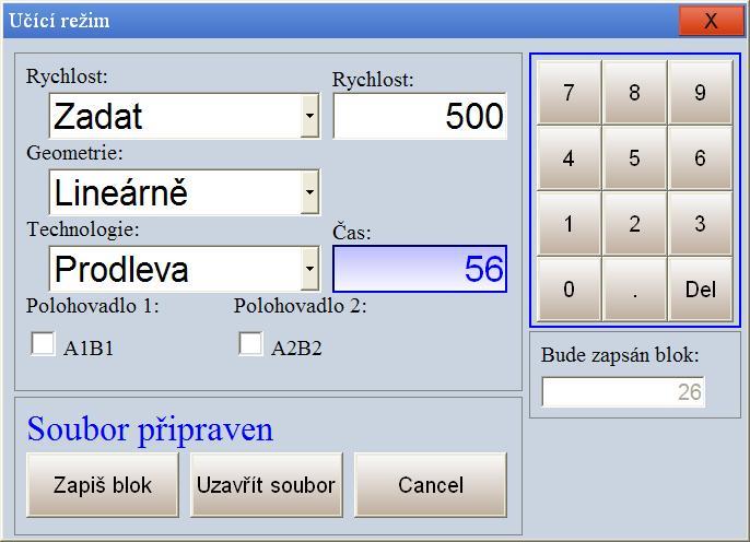 PLC tabulky Value Type hodnota 0 hodnota checkbox Element je/není vybrán, takže bude/nebude zpracován a zapsán do NCP programu Libovolný typ u s em Value(CheckBox, Text,... ) 17.6.
