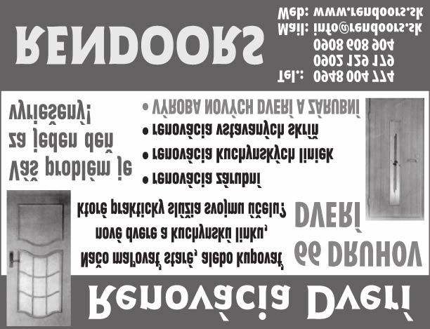 BEZPEÈNOSTNÉ A INTERIÉROVÉ DVERE
