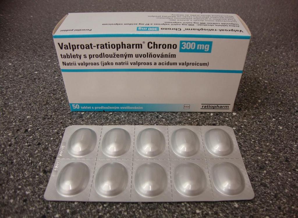 Obrázek 4 Valproat-ratiopharm Chrono 300