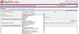 Tvorba osobnì bibliografickè datab ze RefWorks SystÈm RefWorks nabìzì mnoho moûnostì jak vkl dat data do vaöì osobnì bibliografickè datab ze.