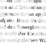 Es war dle Aufgabe dleser Studie, dle W uksarnkeit und den Synergismus der ElnzelsubsLanzen sowie der Kombination hlosichtlich der anajgetisehen Wlrkung nach kutaner AppUkation zu uberpriifen und dle