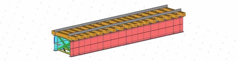 Obr.14 Výpočetní model prostorový rendrovaný Obr.15 Výpočetní model prostorový střednicový 6.