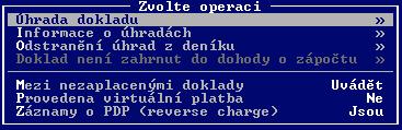 7. Zápis přijatých a vydaných dokladů v režimu PDP Přímý zápis přijatých a vydaných dokladů v režimu PDP je velmi jednoduchý, stačí dodržet několik zásad: Při zaúčtování je třeba zvolit příslušný