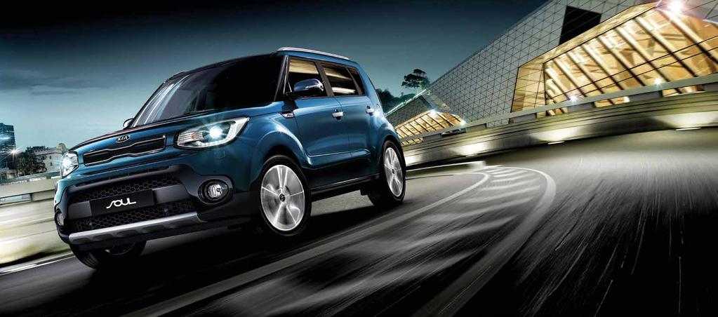 POTĚŠENÍ Z JÍZDY Pojďte si hrát Kia Soul dbá ve všech ohledech na skvělý dojem: