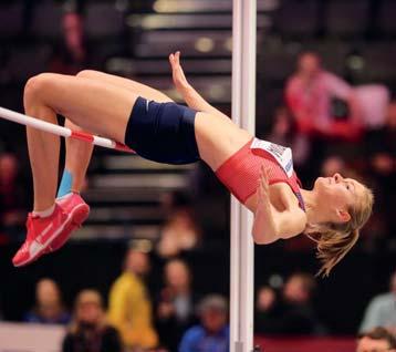 Michaela HRUBÁ (high jump) born: 21. 2. 1998 Boskovice club: Univerzitní sportovní klub Praha coach: Michal Pogány PB: high jump - 1.95i/2016, 1.94/2017 2018: high jump - 1.93i Ostrava 25. 1., 1.90 Tábor 18.