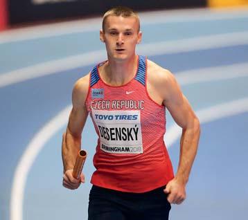 Michal DESENSKÝ (400 m, 4x400 m) born: 1. 3. 1993 Hradec Králové club: TJ Sokol Hradec Králové coach: Petr Habásko PB: 400 m - 46.39/2015 2018: 400 m - 46.51 Ostrava 1. 7.