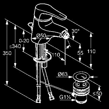 KLUDI TERCIO KLUDI TERCIO umývadlová jednopáková batéria DN10 trieda prietokového množstva Z s-pointer Eco-perlátor M 24 x 1 bez odpadovej súpravy test hlučnosti chróm 384800575 68,64 NOVINKA