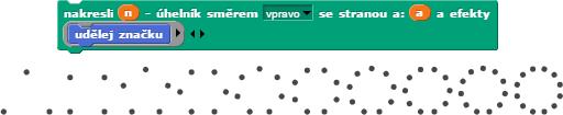 Hlavně však disponuje parametrem (efekty), jenž je typu příkaz (zaobalený), který se zvenku bloku znázorňuje jako.
