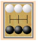 7 Hexapawn 7.1 Charakteristika hry Při popisu pravidel a strategie jsem čerpal ze stránky, kterou vytvořil Robert Price [13].