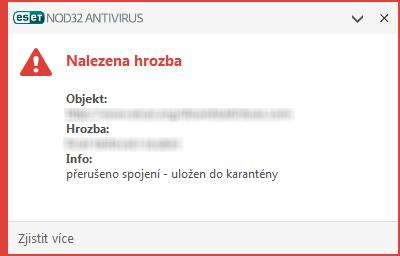 4.1.1.6.1 Léčení Nastavení léčení ovlivňuje chování virové skeneru. K dispozici jsou 3 úrovně léčení detekovaných infikovaných souborů. 4.1.1.6.2 Výjimky Přípona je část názvu souboru oddě lená tečkou.