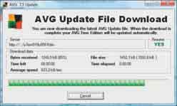 AVG Free Edition umožňuje ale pouze ochranu před viry, pro lepší zabezpečení počítače proto používejte také některý z volně šiřitelných antispywarových programů.