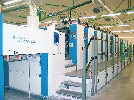 Technologie Svět tisku 05/2005 44 Vícebarvový archový ofsetový tisk Ještě v průběhu poslední dekády minulého století byly archové ofsetové stroje s osmi nebo více tiskovými agregáty naprostou