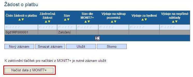 Načtení dat