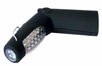 LED-Pracovná lampa 18 + 5 LED, Li-Ion akumulátor, 120 zalomenie Uchytenie magnetom, alebo na hák.